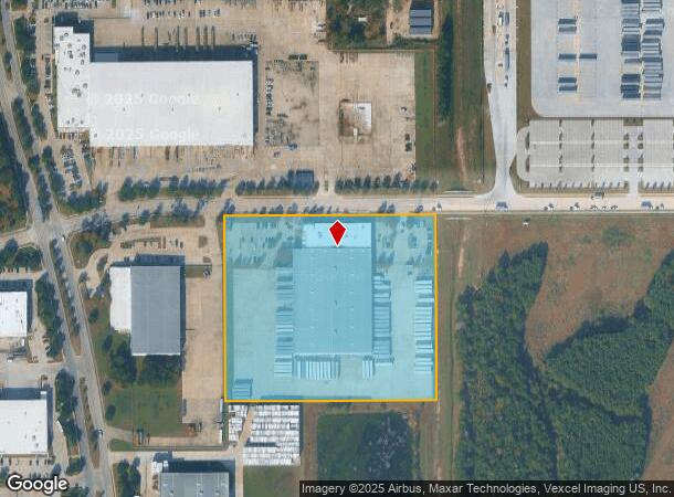 8701 Warehouse Center Dr, Humble, TX Parcel Map