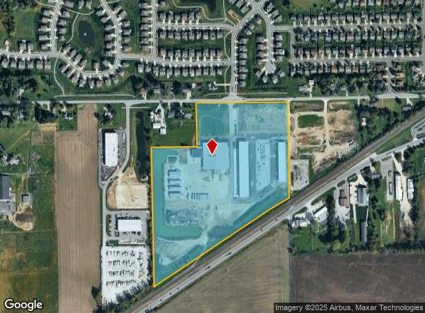 3103 W 1000 N, Fortville, IN Parcel Map