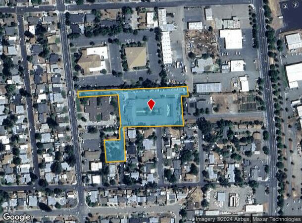  1343 S Dora St, Ukiah, CA Parcel Map