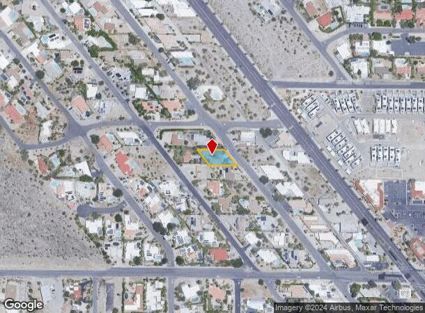  2685 N Junipero Ave, Palm Springs, CA Parcel Map