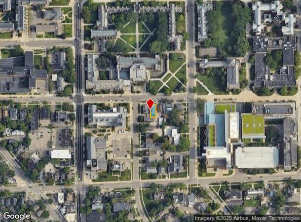  804 Monroe St, Ann Arbor, MI Parcel Map