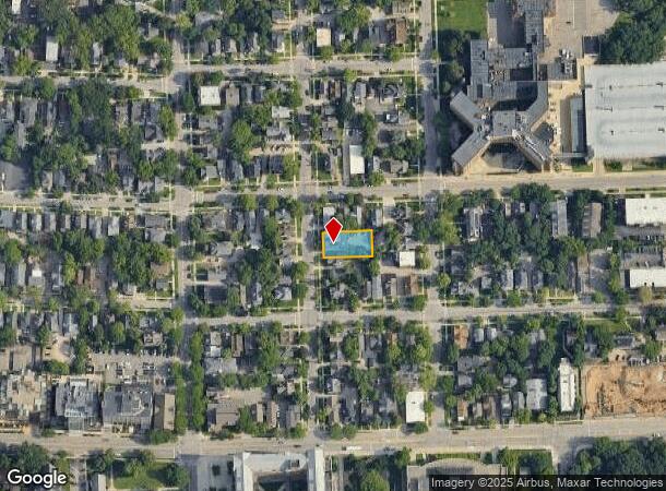 214 N Thayer St, Ann Arbor, MI Parcel Map