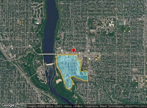 800 Cretin Ave S, Saint Paul, MN Parcel Map