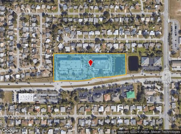  2290 W Eau Gallie Blvd, Melbourne, FL Parcel Map