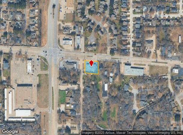 5408 W Arkansas Ln, Arlington, TX Parcel Map