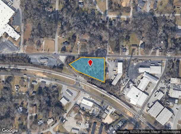  1242 S Main St Ne, Conyers, GA Parcel Map