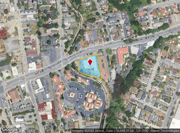 620 Water St, Santa Cruz, CA Parcel Map