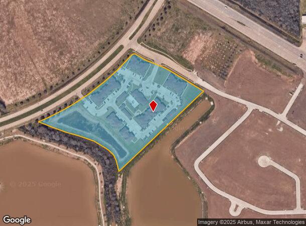 21821 S Post Oak Rd, Fresno, TX Parcel Map