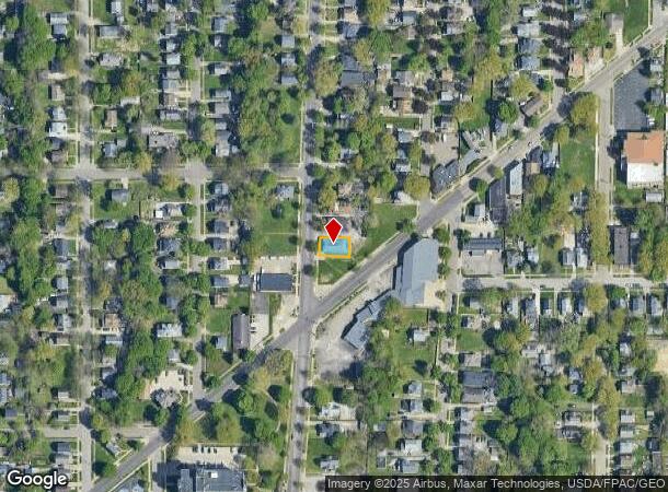  727 N Howard St, Akron, OH Parcel Map