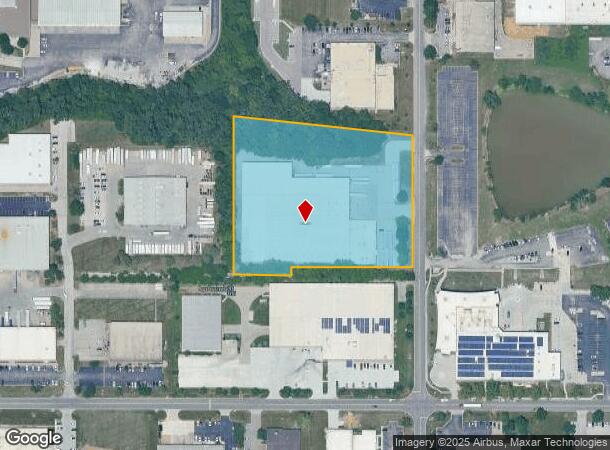  10960 Lakeview Ave, Lenexa, KS Parcel Map