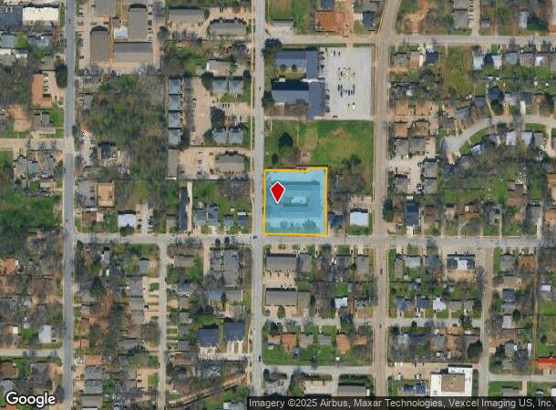 801 N Center St, Arlington, TX Parcel Map