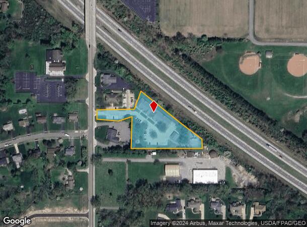  535 N Broad St, Canfield, OH Parcel Map