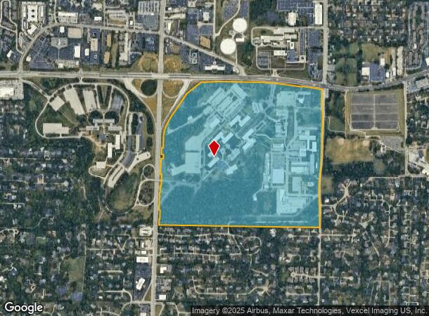 800 N Lindbergh Blvd, Saint Louis, MO Parcel Map