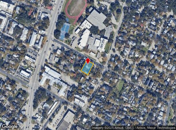 203 Leland St, Austin, TX Parcel Map