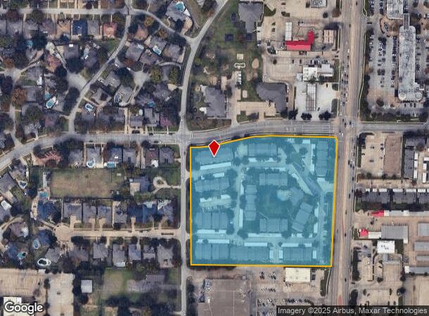  5200 S Cooper St, Arlington, TX Parcel Map