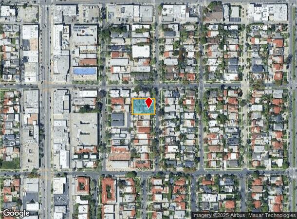 537 N Orange Dr, Los Angeles, CA Parcel Map