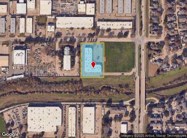 1415 Halsey Way, Carrollton, TX Parcel Map