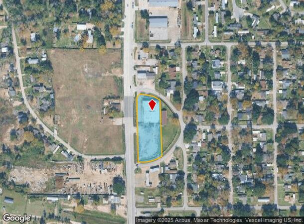 1011 N Main St, Highlands, TX Parcel Map