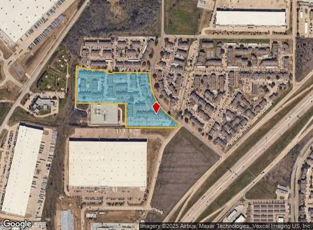 3801 Block Dr, Irving, TX Parcel Map