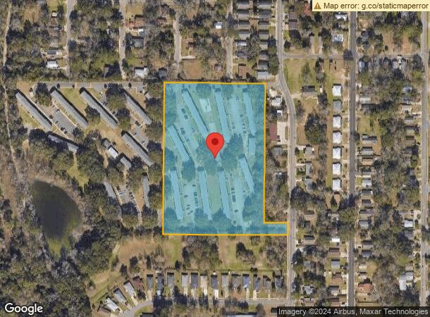  2500 Holton St, Tallahassee, FL Parcel Map