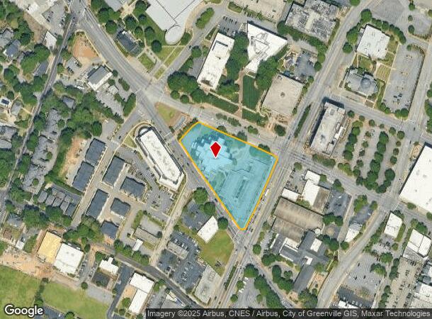  301 College St, Greenville, SC Parcel Map