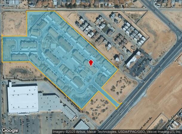 2015 N Zaragoza Rd, El Paso, TX Parcel Map