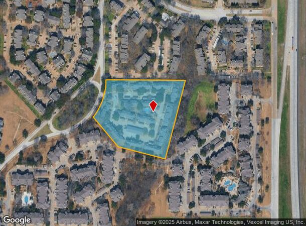 1500 Bear Creek Pky, Euless, TX Parcel Map