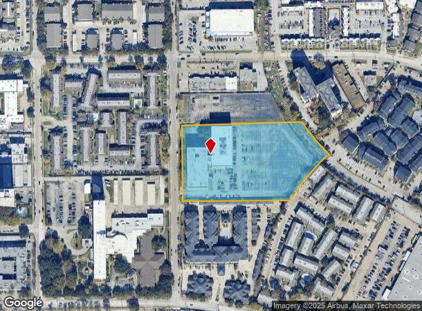  6201 Bonhomme Rd, Houston, TX Parcel Map