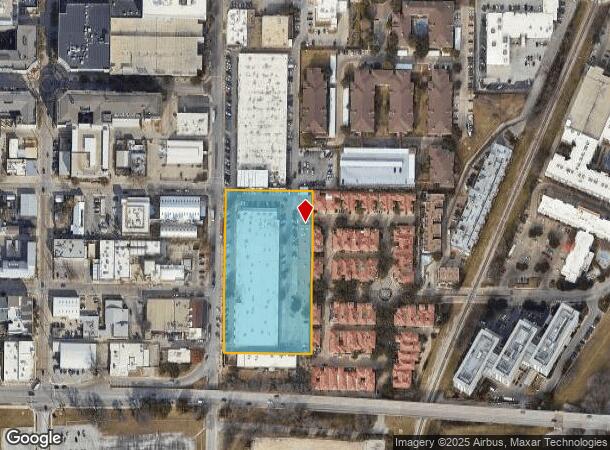 1057 Foch St, Fort Worth, TX Parcel Map