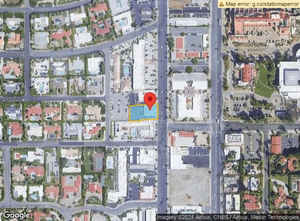  1109-1117 N Palm Canyon Dr, Palm Springs, CA Parcel Map