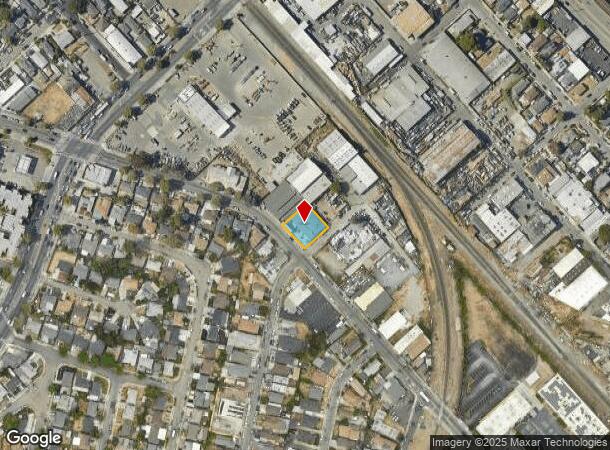  707 Douglas Ave, Oakland, CA Parcel Map