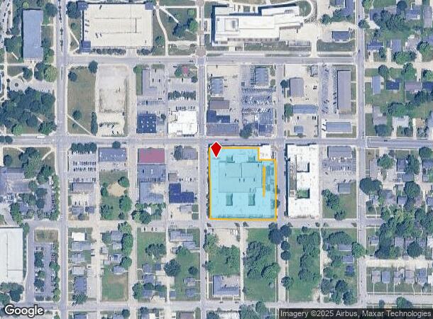 1623 W University Ave, Muncie, IN Parcel Map