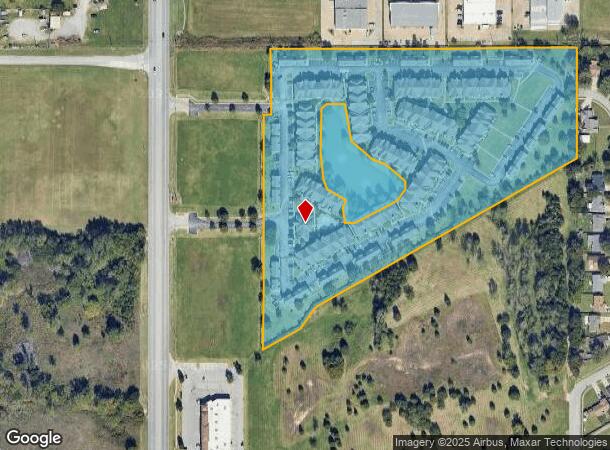 2001 W Princeton Cir, Broken Arrow, OK Parcel Map