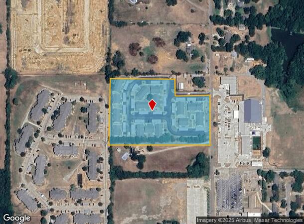  1511 Larkspur Ln, Durant, OK Parcel Map