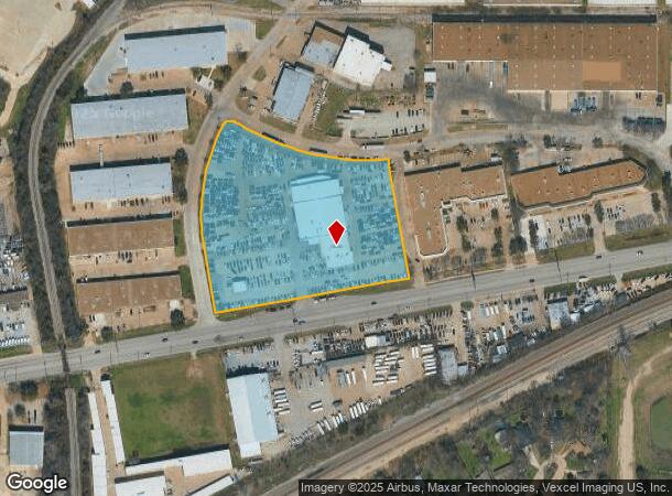  1911 E Division St, Arlington, TX Parcel Map