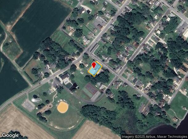 106 Church St, Vienna, MD Parcel Map