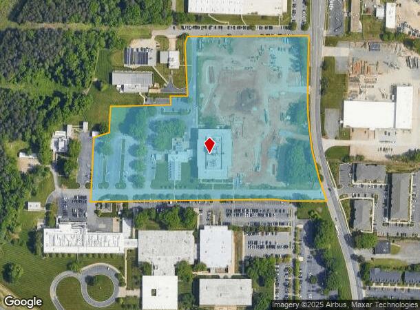 408 S Swing Rd, Greensboro, NC Parcel Map