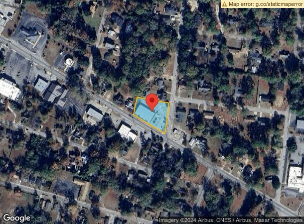  216 S Peachtree St, Red Springs, NC Parcel Map