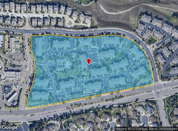  9355 Pine Village Way, Colorado Springs, CO Parcel Map