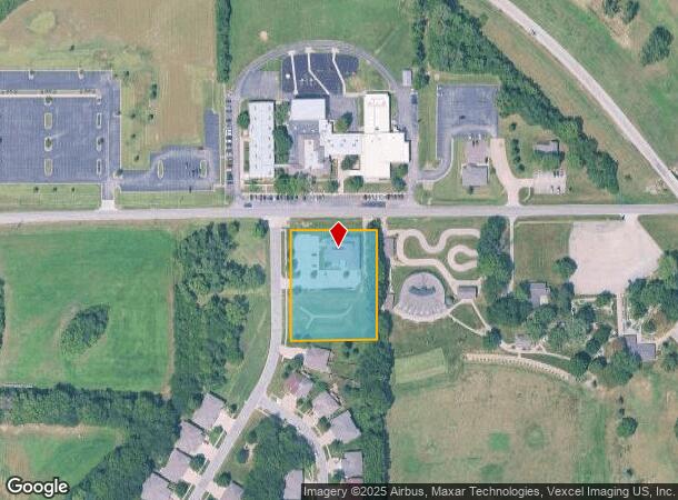 1000 Sw Red Oaks Pl, Topeka, KS Parcel Map