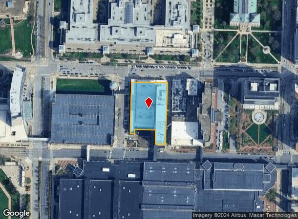  350 W Maryland St, Indianapolis, IN Parcel Map