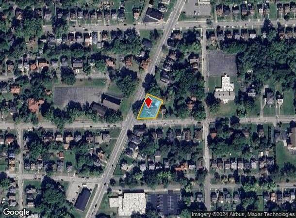  908 Highland Ave, New Castle, PA Parcel Map