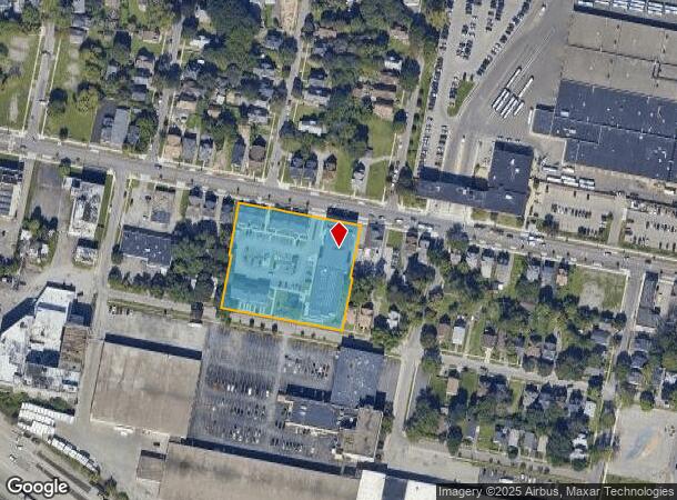  1337 E Main St, Rochester, NY Parcel Map