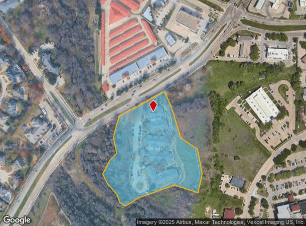  6151 Bryant Irvin Rd, Fort Worth, TX Parcel Map