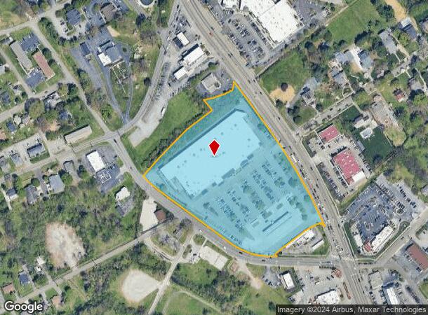  5201 N Broadway St, Knoxville, TN Parcel Map