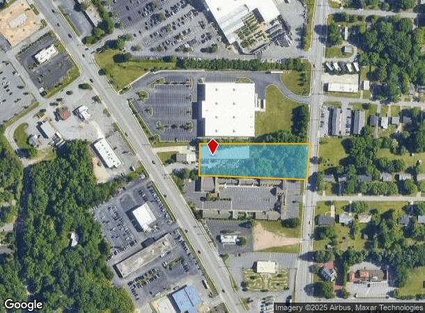  2502 N Main St, High Point, NC Parcel Map