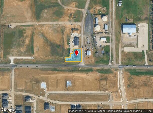 8101 Thompson Rd, Justin, TX Parcel Map