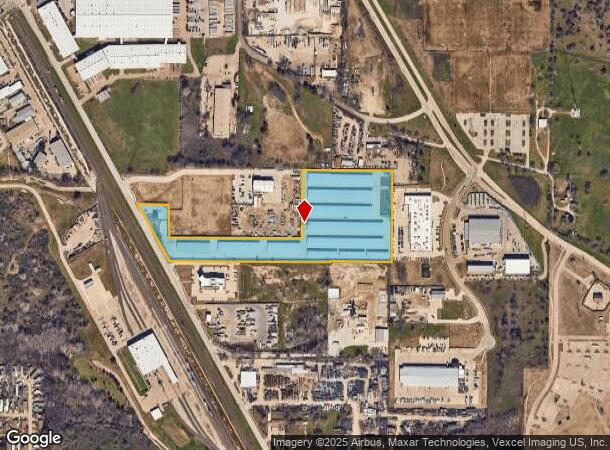  801 S Railroad St, Lewisville, TX Parcel Map