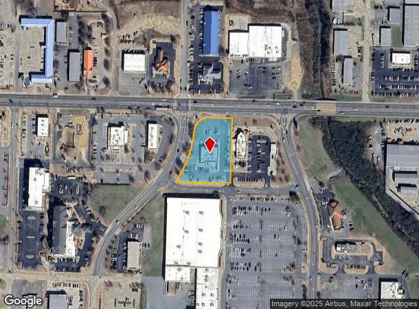 1111 E Oak St, Conway, AR Parcel Map