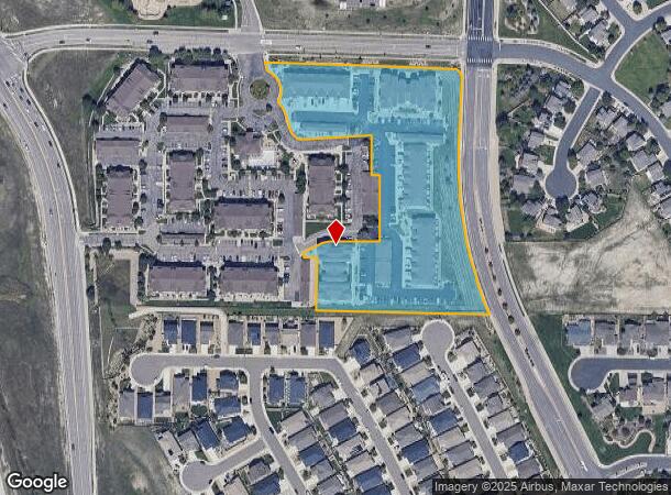  444 Black Feather Loop, Castle Rock, CO Parcel Map